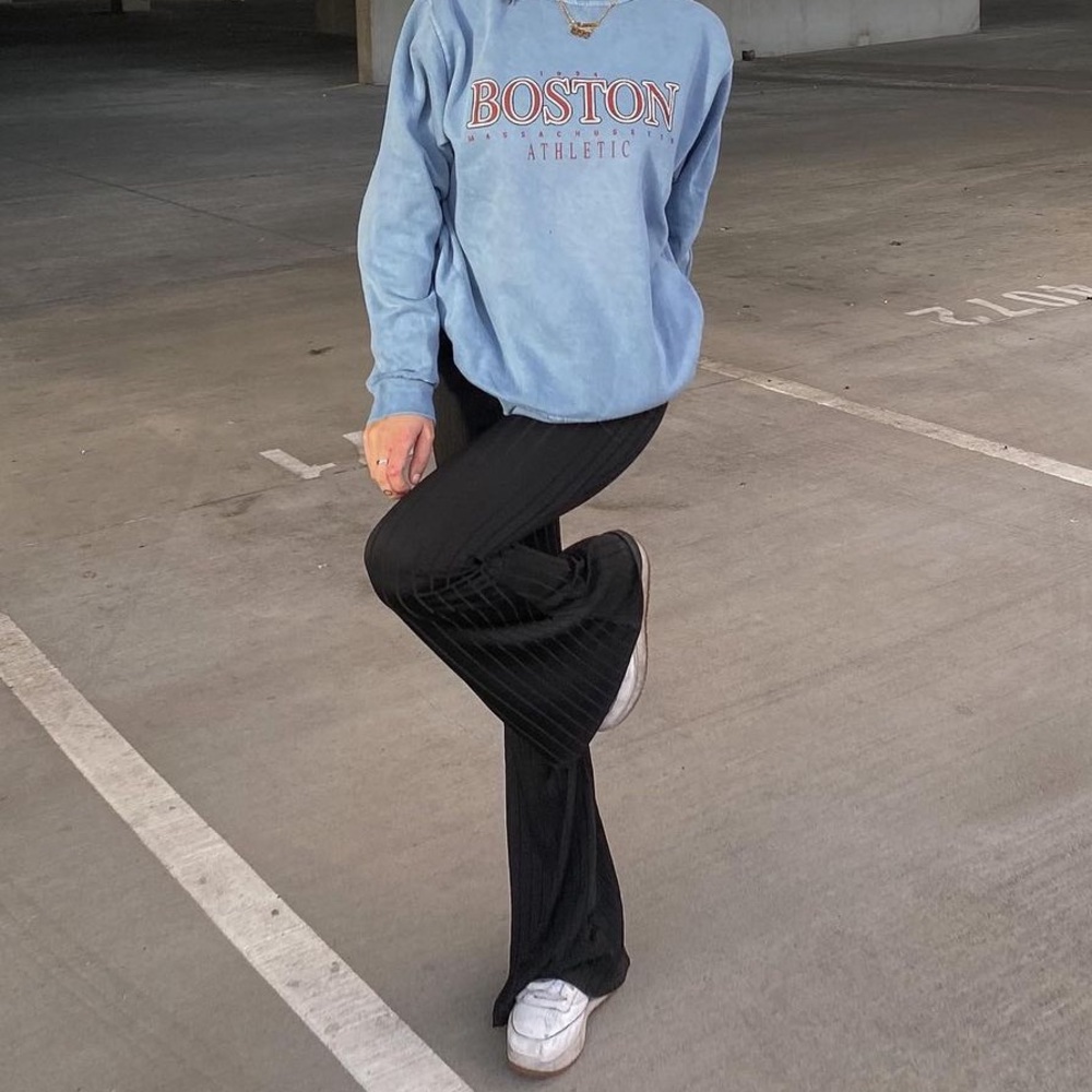 Nasty Gal Stripe Flare Pants
